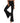 Low Waist Fashion Sports And Leisure Printed Bootcut Trousers